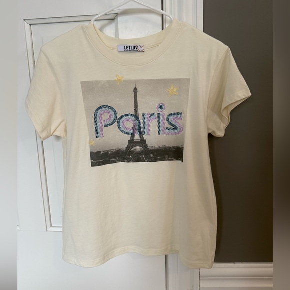 Letluv Tops - Letluv Paris tee